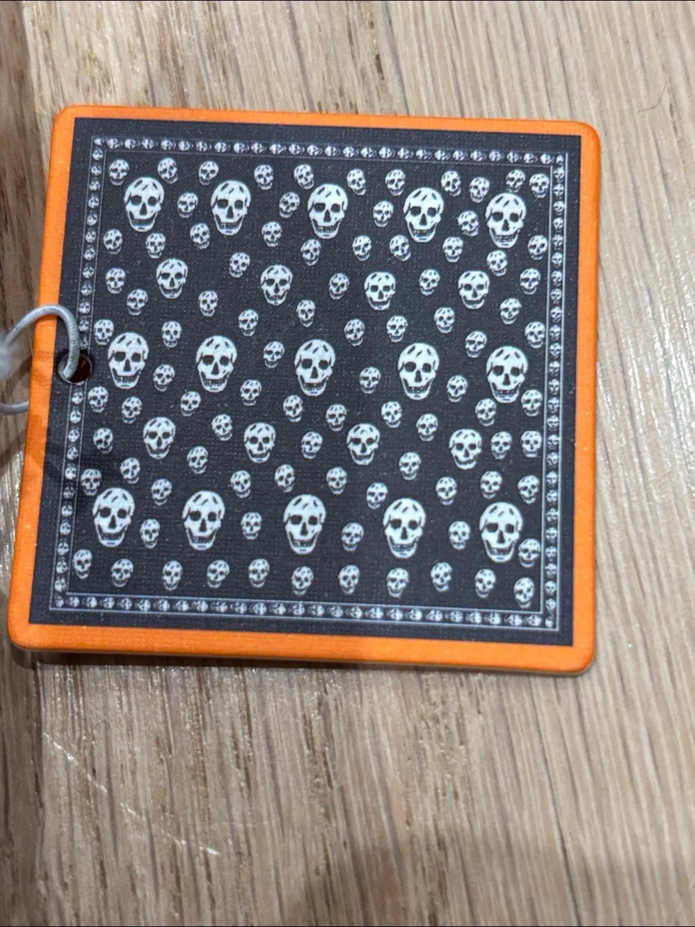 MWT Piper K Skull Print Black double sided scarf/ Bandana